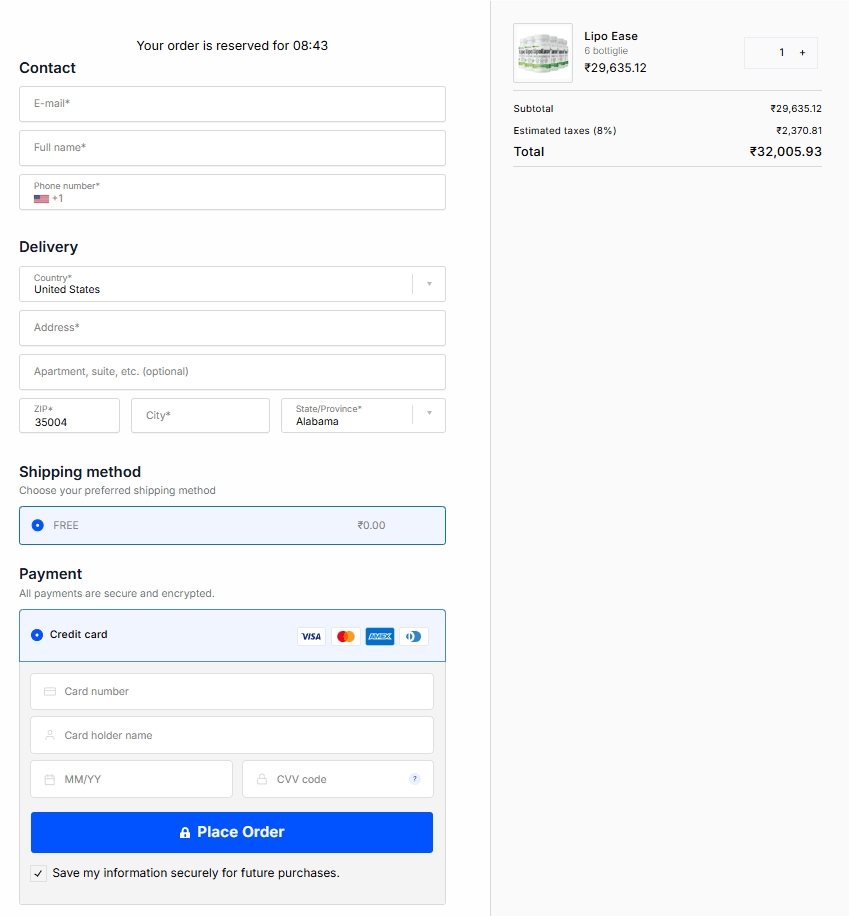 LipoEase official website